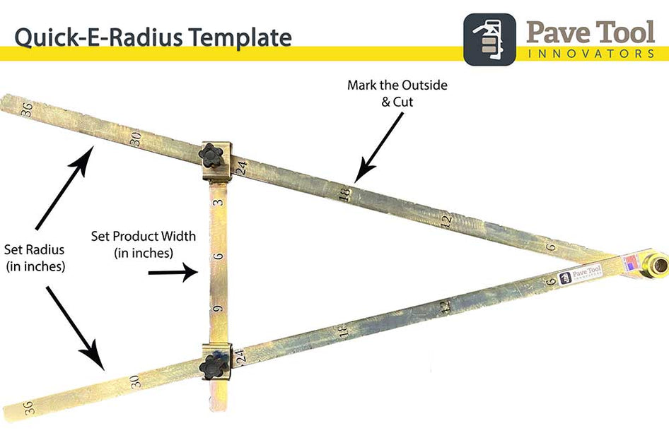 QuickERadius Template Radius Marker Tool Hardscaping Tools