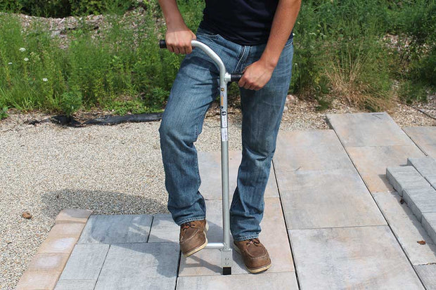 Joint adjuster to straighten bond lines for pavers or slabs for the hardscaping industry