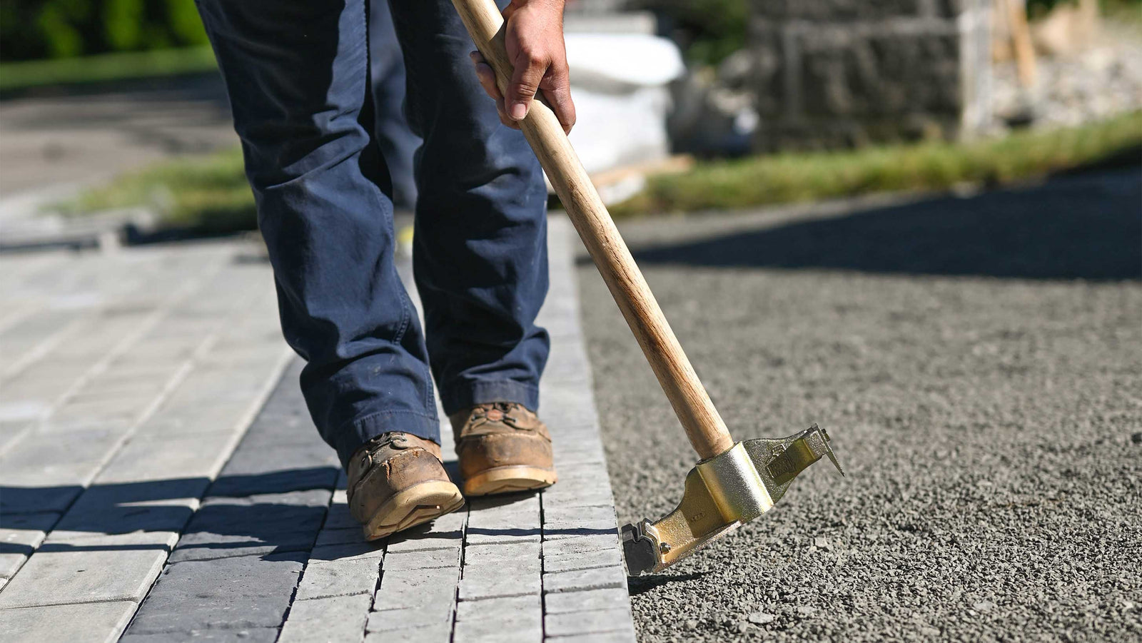 installing pavers on open graded base