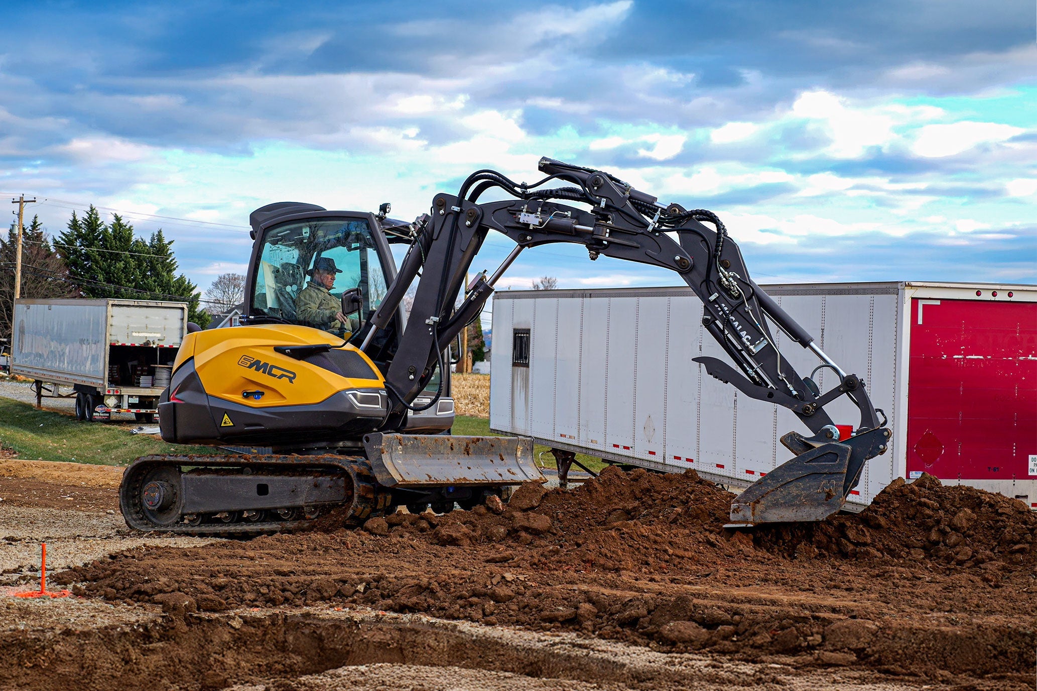 photo of excavation on job site