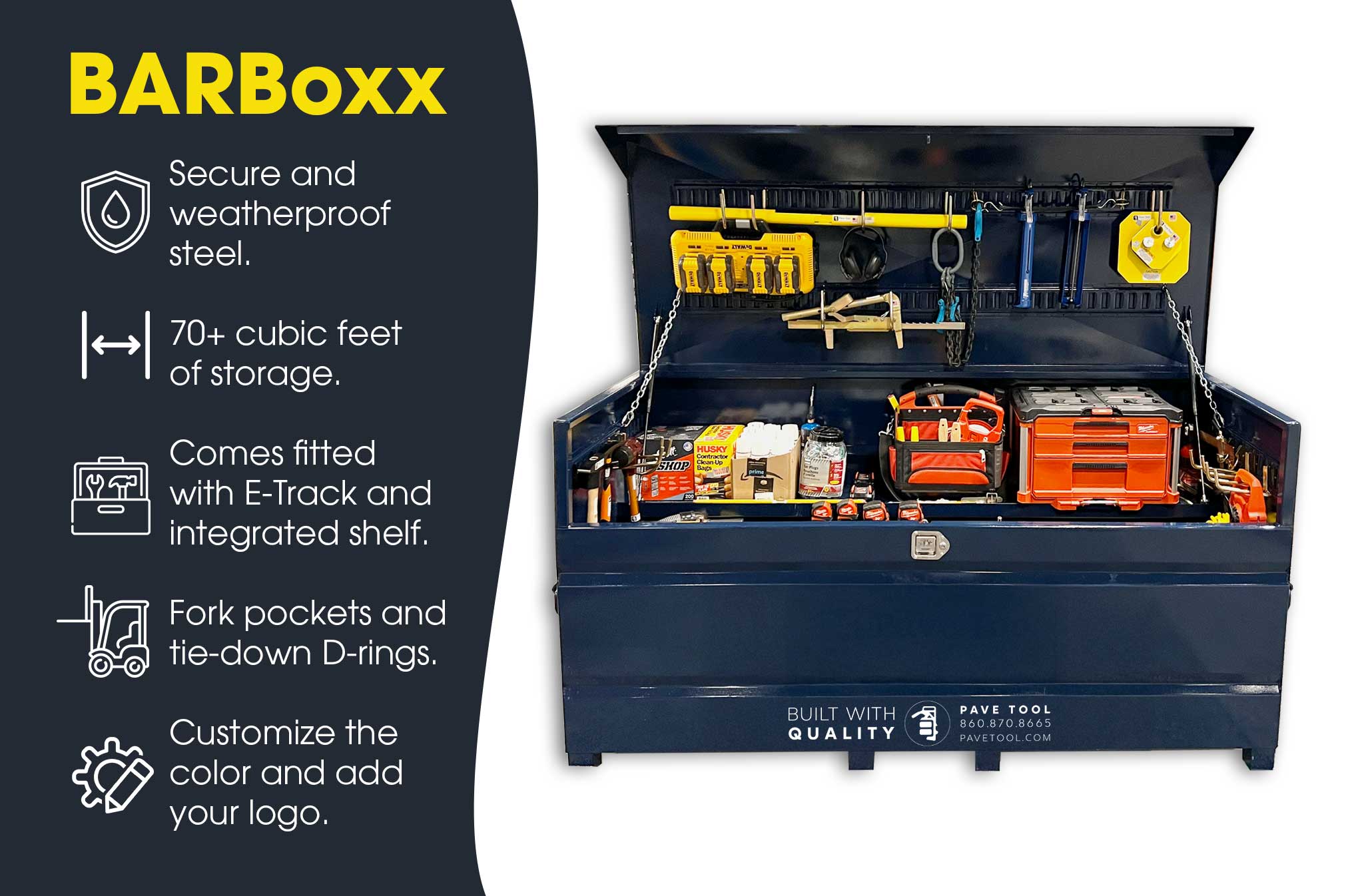 BARBoxx | Jobsite Box | Hardscaping Utility Box – Pave Tool Innovators