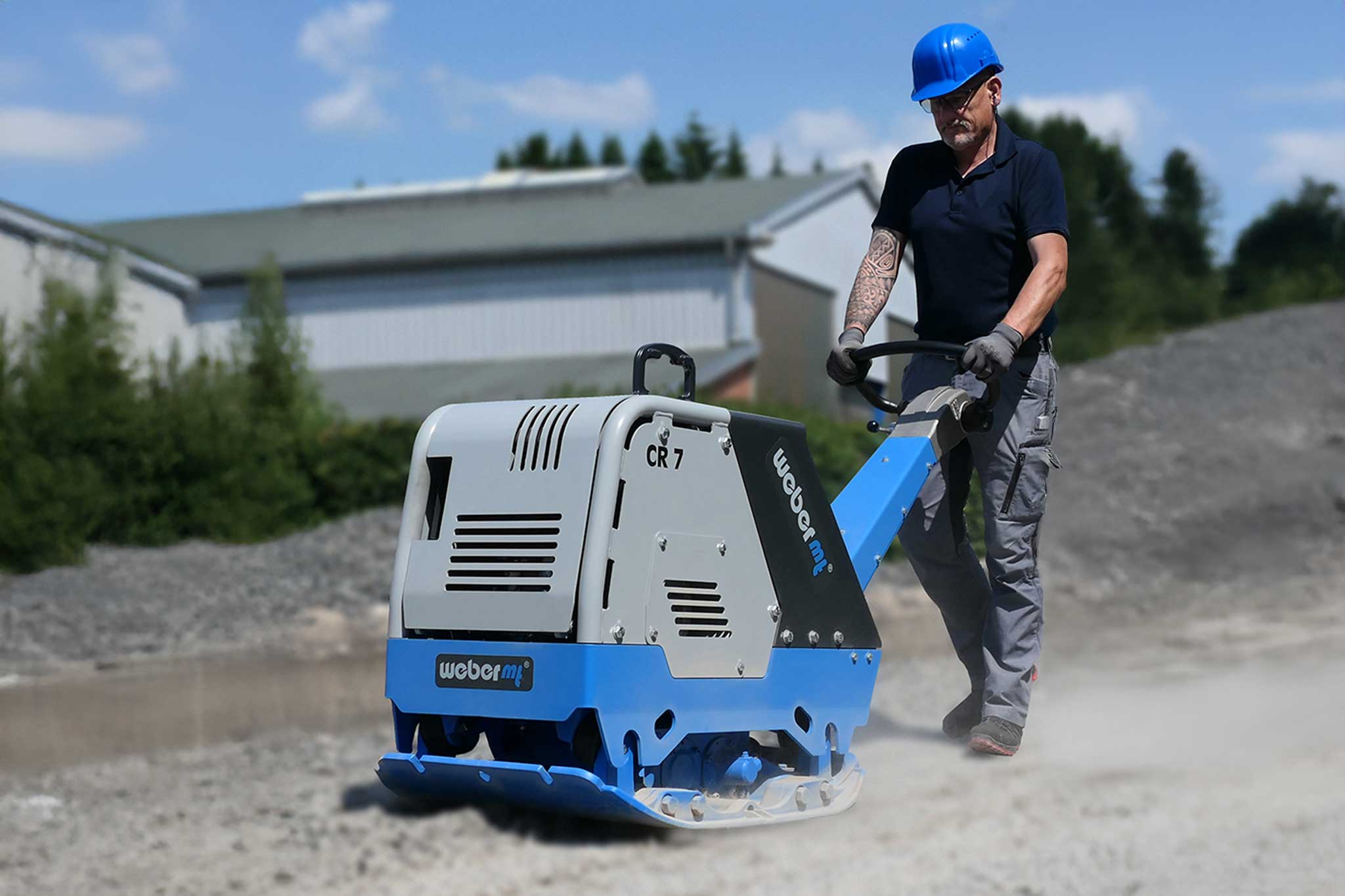Weber CR 7 Honda | CR7 Reversible Plate Compactor Equipment – Pave