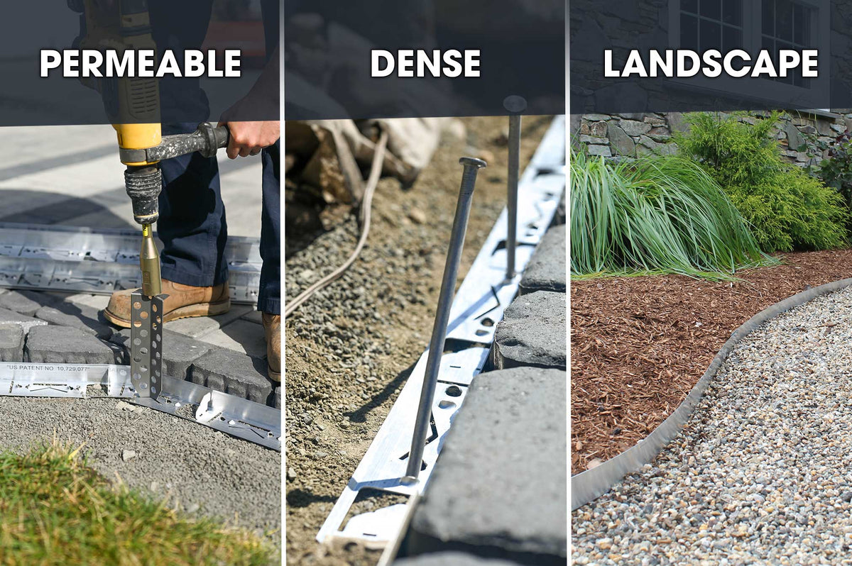 Aluminum Paver Edge Restraint 100ft | Driveway Edge Restraints – Pave ...