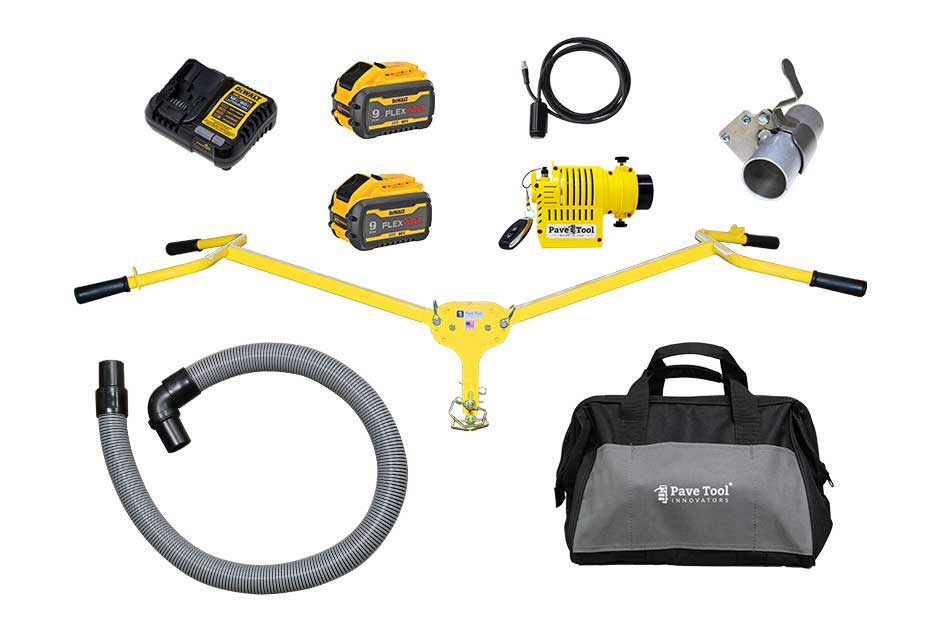 MVP Paver Vac Ergo XL Package with Remote (Backordered ETA TBD)