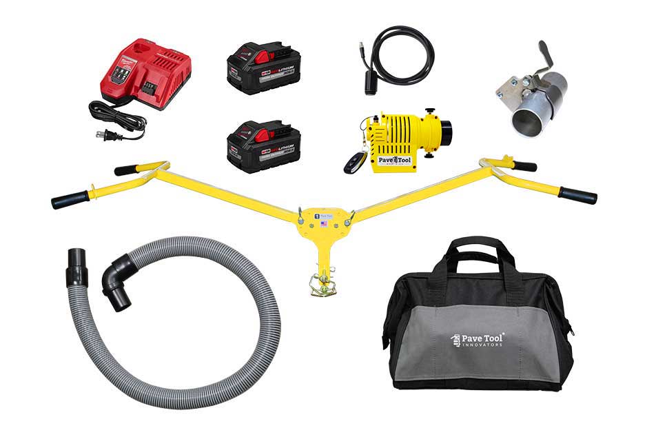 MVP Paver Vac Ergo XL Package with Remote (Backordered ETA TBD)