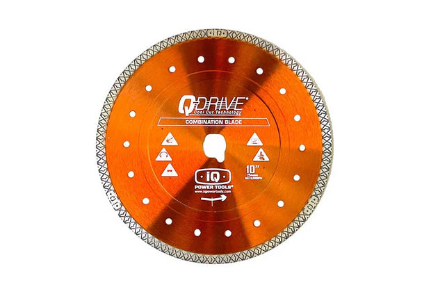 Diamond blade with QDrive branding on a white background