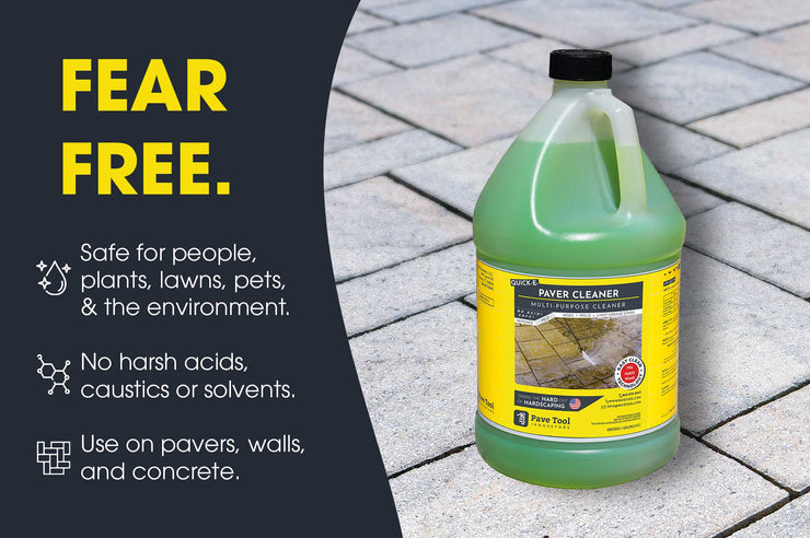 Quick-E-Paver Cleaner (1 Gallon) | Paver Cleaner Solution