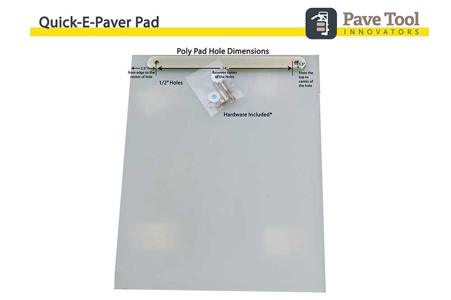 Quick-E-Paver Pad | Universal Plate Compactor Pad For Pavers – Pave ...