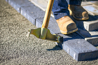 Heavy-Duty Rubber Mallet Hammer With Wood Handle For Tough Jobs - Heavy