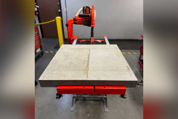 Machine Loading Table Sliding iQMS362i 37″ Heavy Duty Sliding Table | Precision Masonry Cutting ...