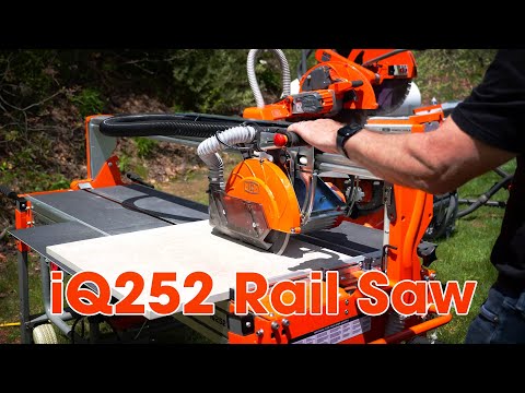 iQ252 10" Dry Cut Rail Saw