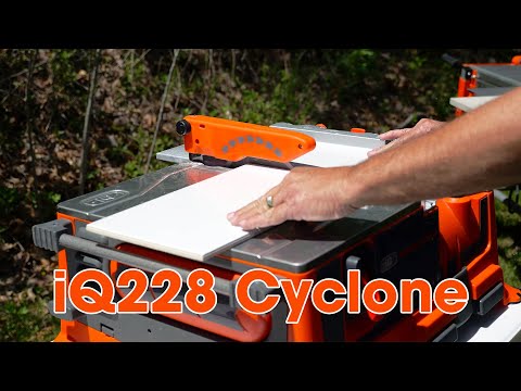 iQ228 Cyclone 7" Dry Cut Table Tile Saw