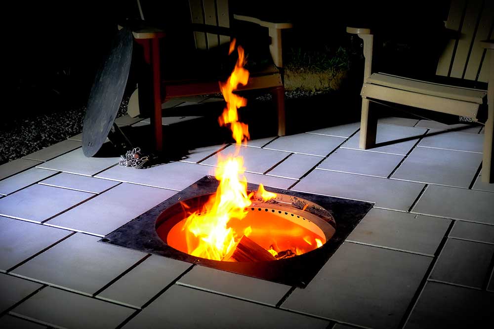 VersaFlame Fire Pit | Smokeless and Flush Mountable Fire Pit