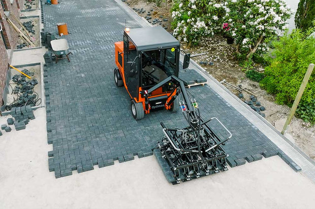 Optimas P-22 Large Paver Laying Equipment, P-22 large paver laying equipment allows for a full layer of pavers to be laid at one time for the hardscaping industry