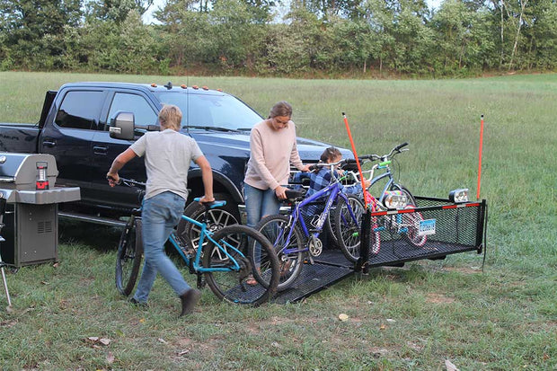 Plow Mount Orgainzer, 18FT of Cargo Space, for camping, hardscaping, landscaping and for all other uses including bikes