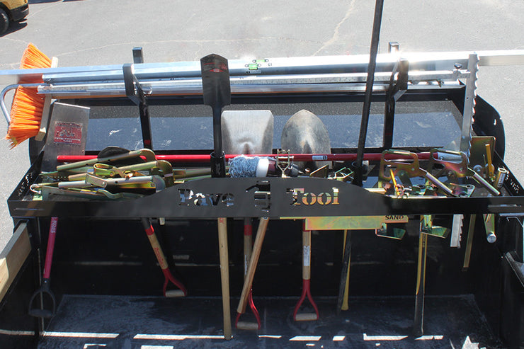 Quick-E-Mounted Tool Rack | Hardscaping Tool Organization