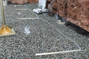 Quick-E-Wall Screed, Wall Screed System, Wall Base, Retaining Wall System, Wall Chains, Wall Leveling Chains